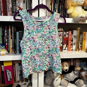 Big Bud Press Muscle Floral Sleeveless Top